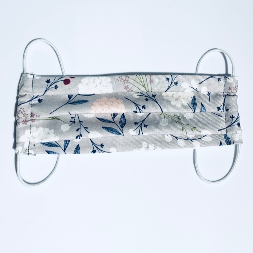 Summer Floral Cloth Reusable Face Mask - Picture 3 of 7
